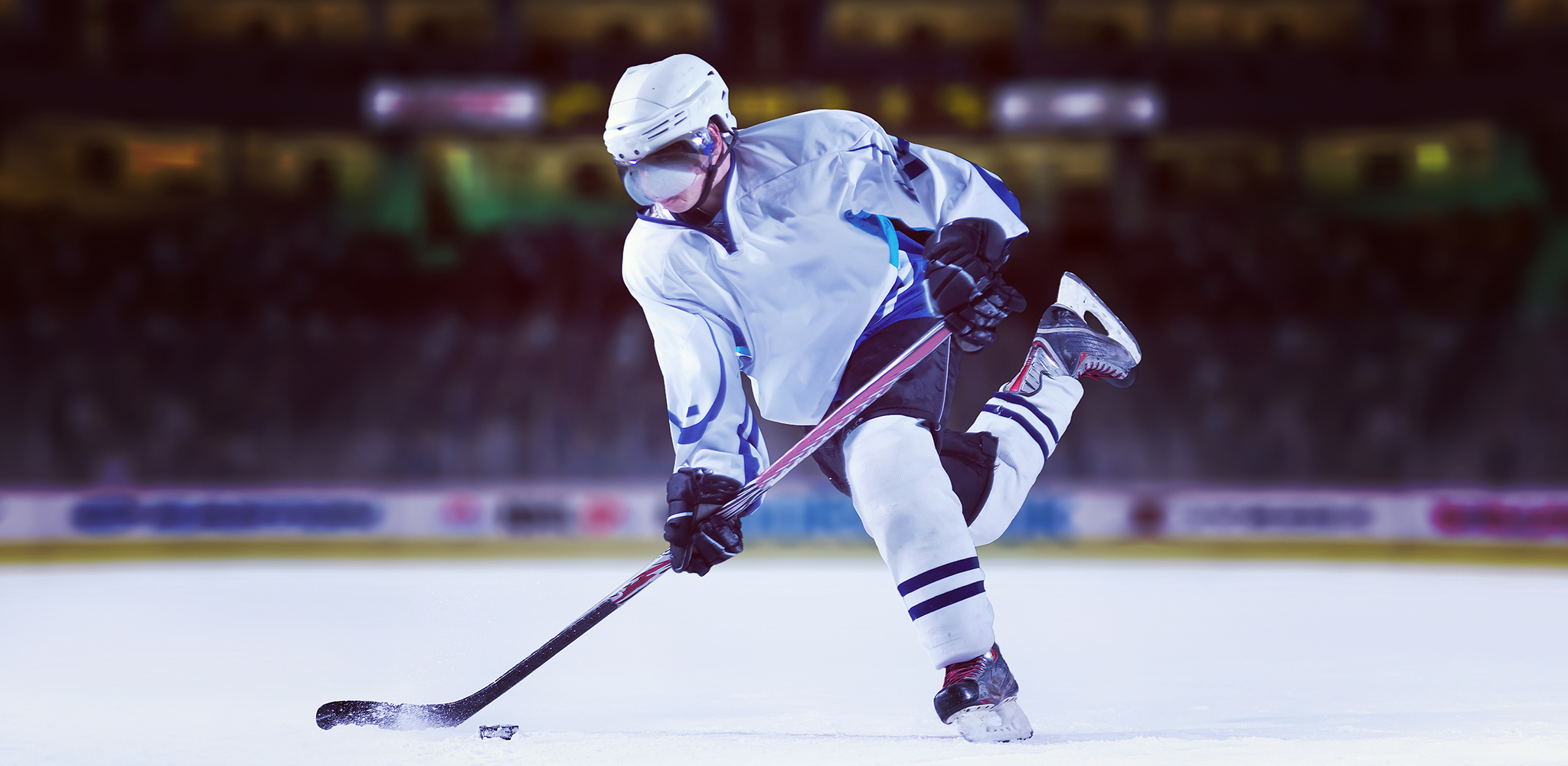 Ice Hockey Player In Action